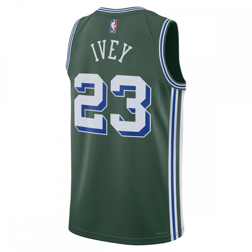 Jaden Ivey Detroit Pistons 2022/23 Swingman Jersey - City Edition - Green-Pro Kit Vault | Brand New 26/27 Sports Jerseys